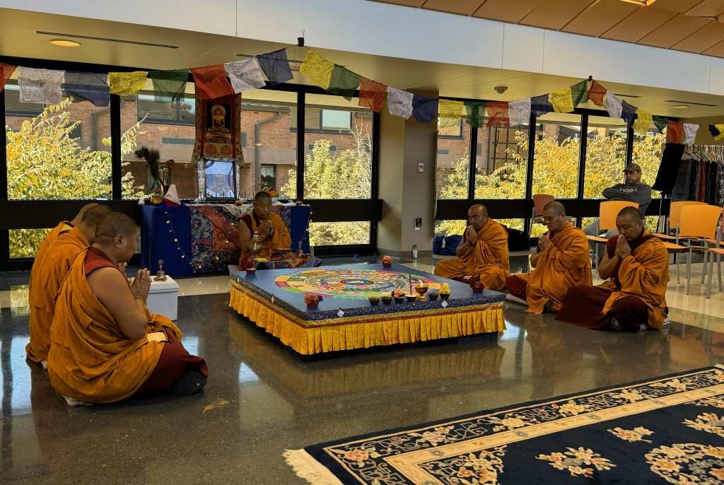 Tibetan Monk Sand Mandala